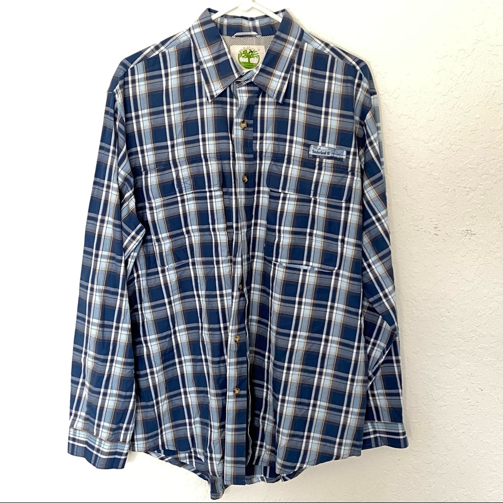 Timberland mens button down sport shirt